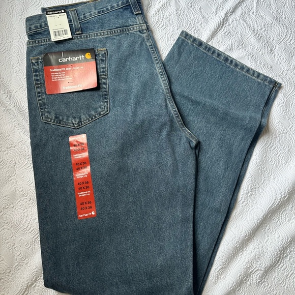 Carhartt Relaxed Blue Denim Jeans - Picture 1 of 7